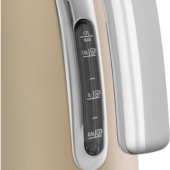 50's Retro Style 7 Cup Electric Water Kettle with Automatic Shutoff, - Picture 4 of 11